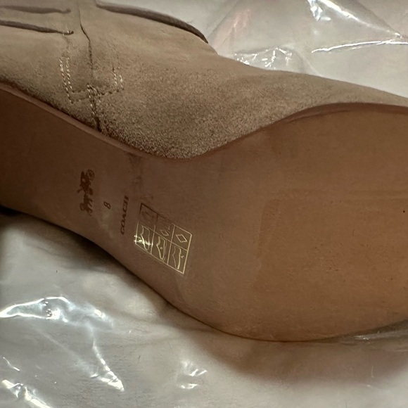 Coach Tan Heeled Boots - Picture 8 of 9